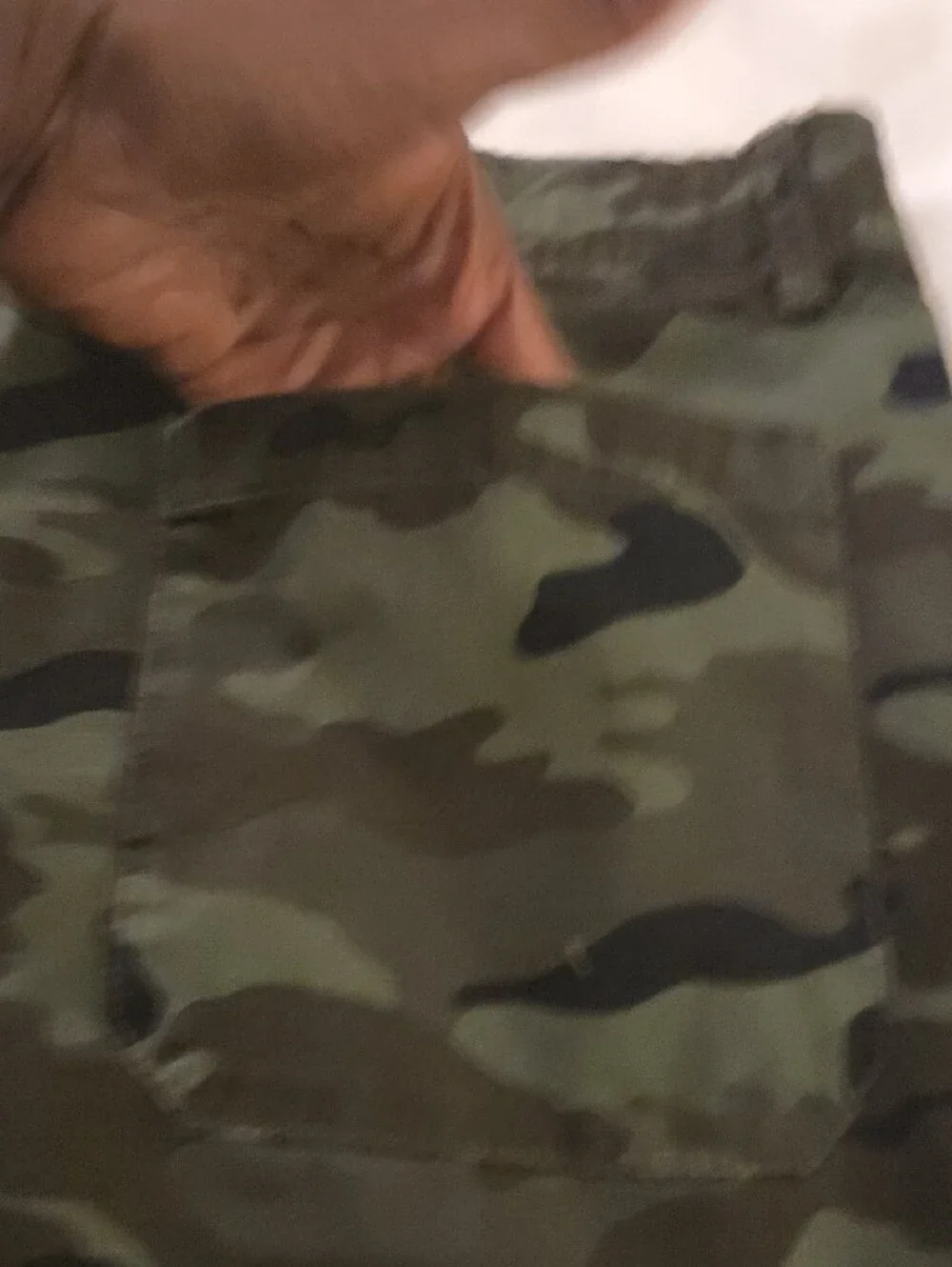 Old Navy Boy's Camo Cargo Shorts - Green & Black